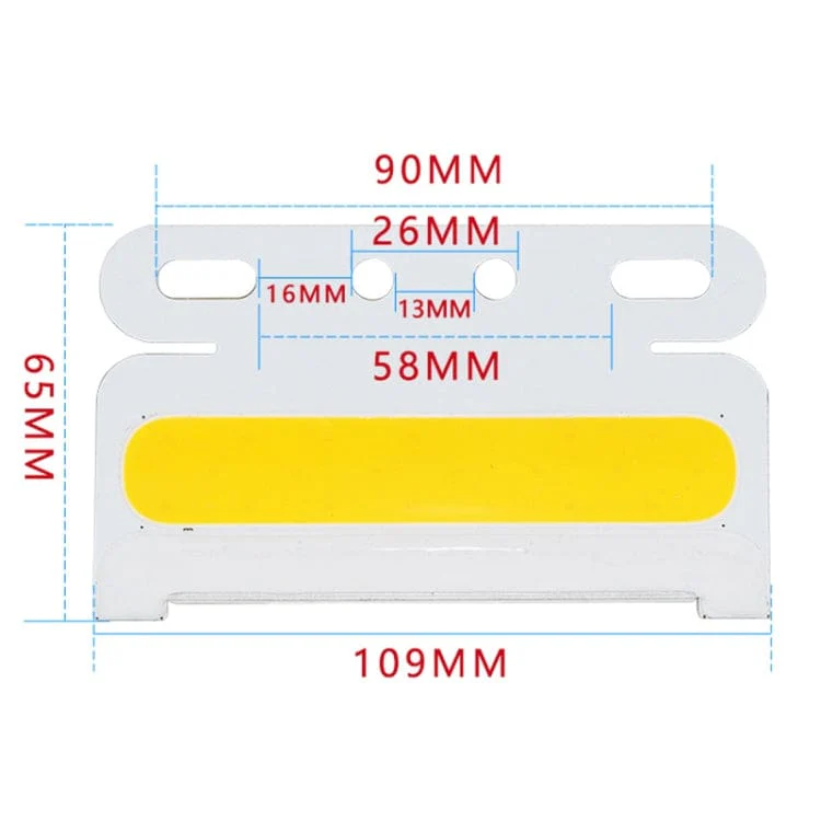 [10 PACK] RED COB LED S7009 24V Slim Marker Lights with White Down Light for Trucks and Machinery - Image 3