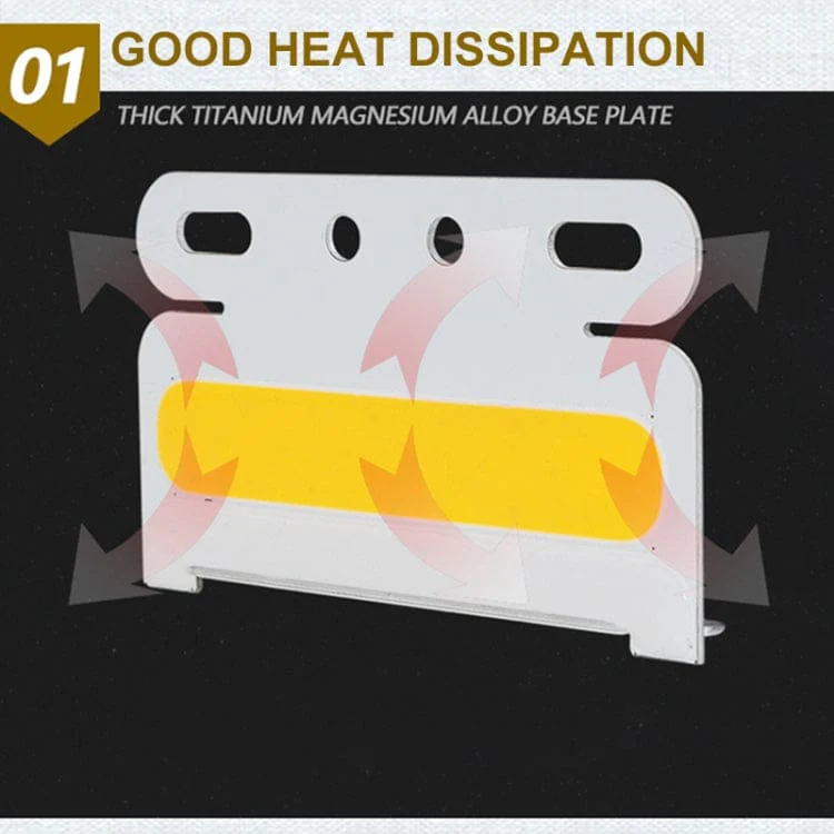 [10 PACK] RED COB LED S7009 24V Slim Marker Lights with White Down Light for Trucks and Machinery - Image 4