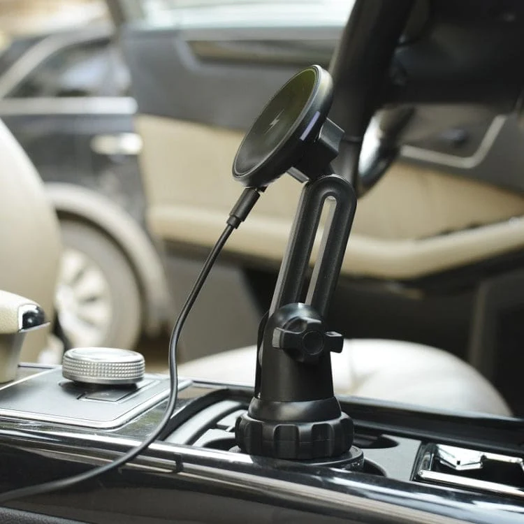 15W Max Wireless Magnetic Phone Charger, Magsafe Charging, Cup Holder Mount or Air Vent mount - Image 4