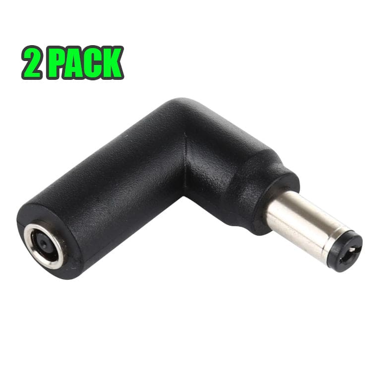[2 Pack] 4.5x3.0mm DC Female to 5.5x2.1mm DC Male Converter