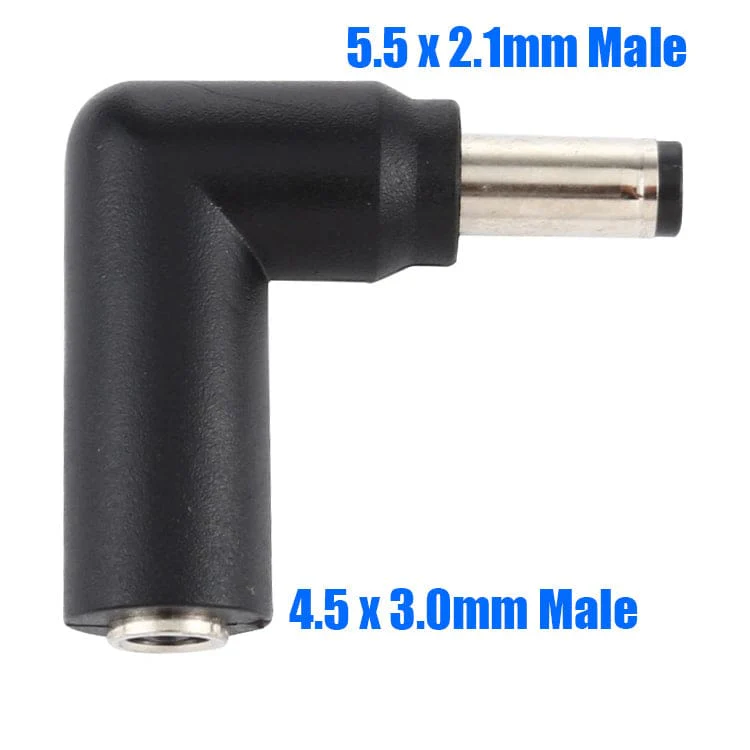[2 Pack] 4.5x3.0mm DC Female to 5.5x2.1mm DC Male Converter - Image 2