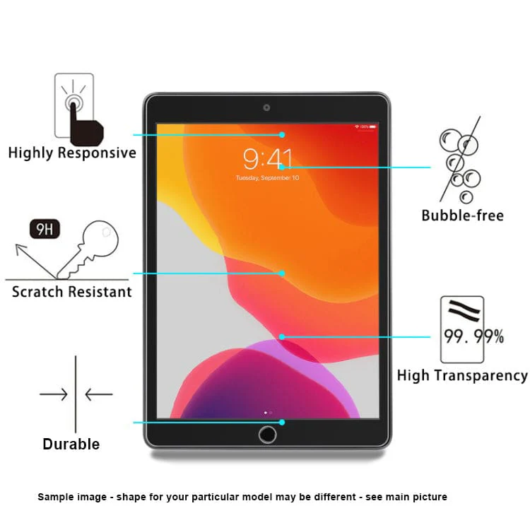 [2 PACK] Apple iPad 11 2025 / iPad 10th Gen 10.9 2022 Tempered Glass Screen Protector, High Hardness, Anti-Scratch - Image 2