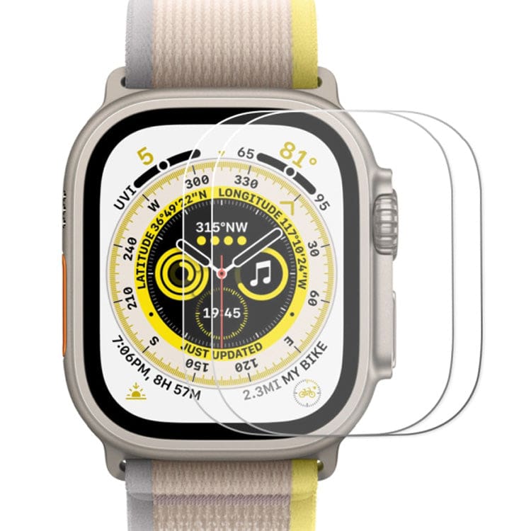 [2 Pack] Apple Watch Ultra / Ultra 2 / Ultra 3 49mm Tempered Glass Screen Protector
