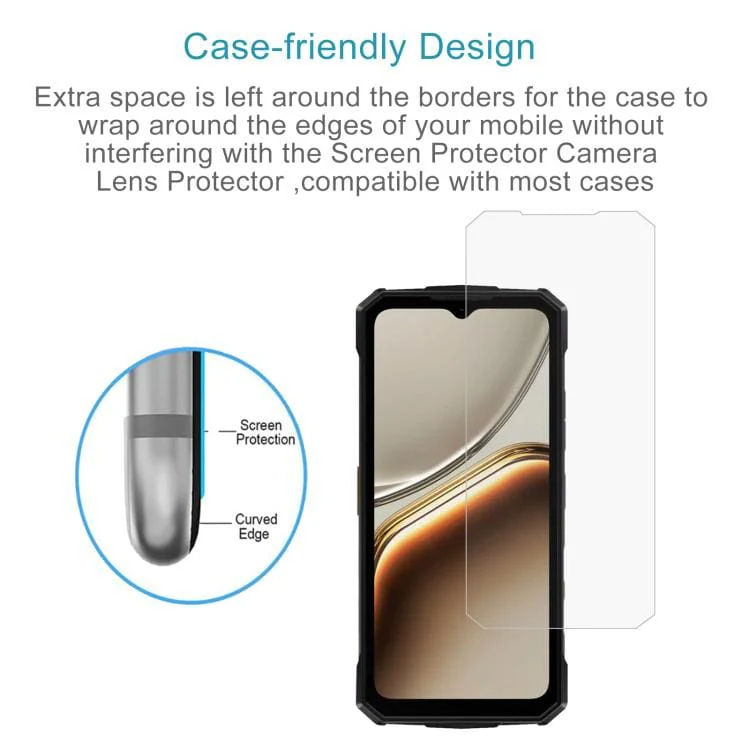 [2 PACK] Doogee Fire 6 Series Tempered Glass Screen Protector - Image 3