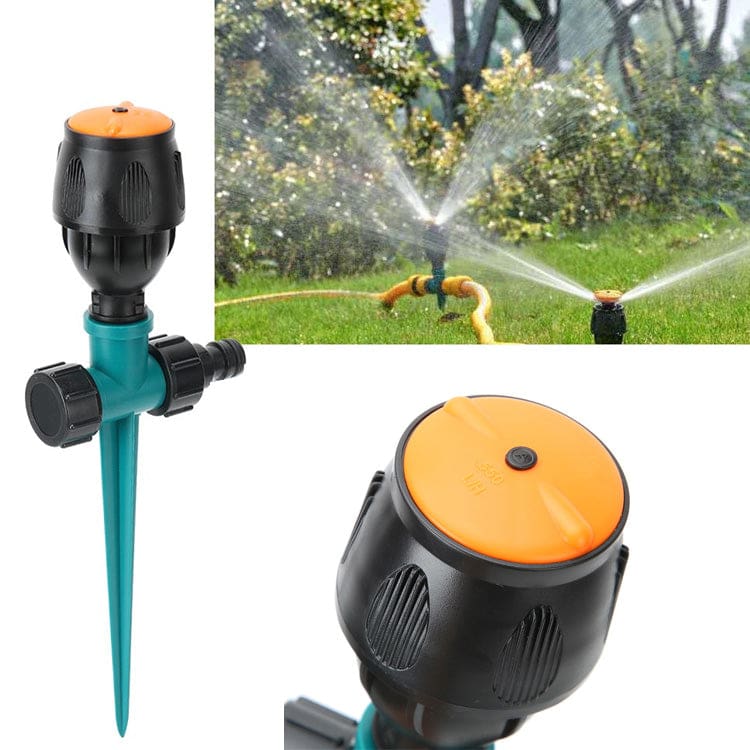 2 Pack - McGonagall Rotating Spike Garden Sprinkler, Connect multiple sprinklers together - Image 4