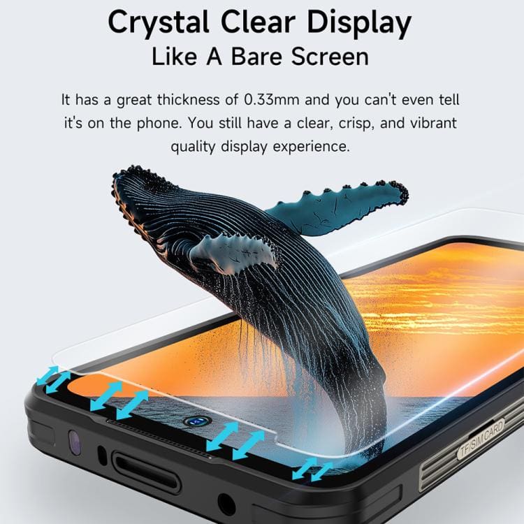 [2 PACK] Original Ulefone Armor X32 / X32 Pro High Quality Tempered Glass High Hardness, Anti-Scratch - Image 6