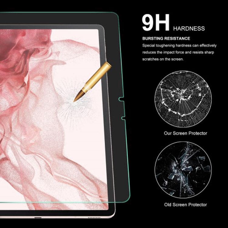 [2 Pack] Samsung Galaxy Tab S10 FE+ Tempered Glass Screen Protector, High Hardness - Image 2
