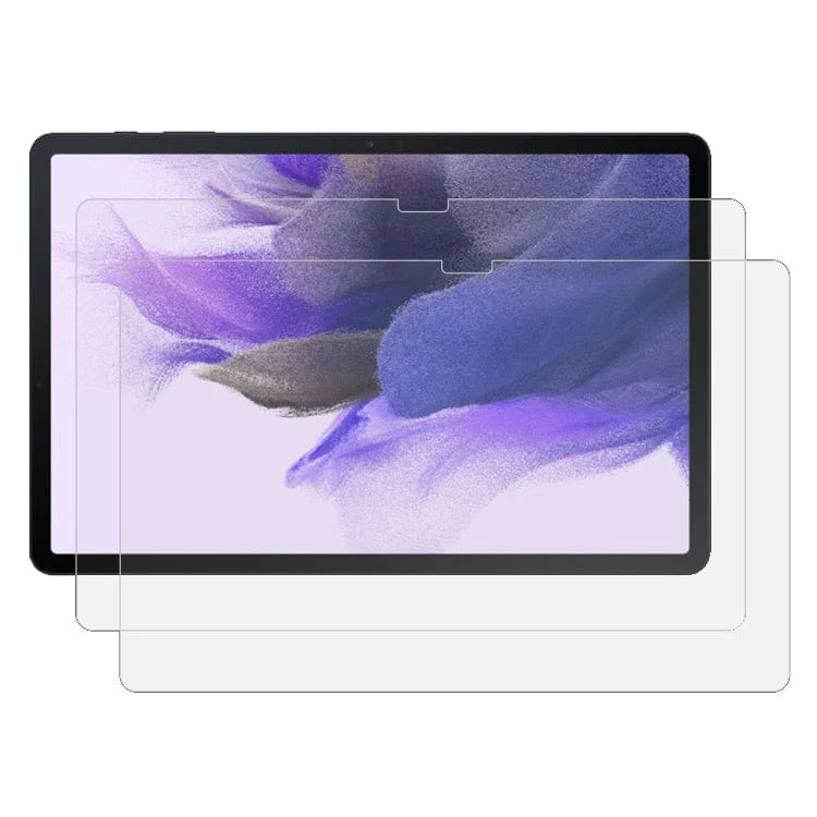 [2 PACK] Samsung Galaxy Tab S7+ / S7 FE / S8+ Tempered Glass Screen Protector, High Hardness, Anti-Scratch