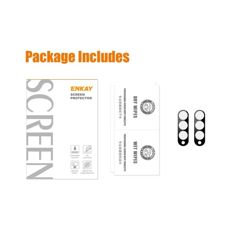 [2 PACK] Samsung Galaxy Z Fold 6 Enkay Glass Camera Lens Protector - Image 5