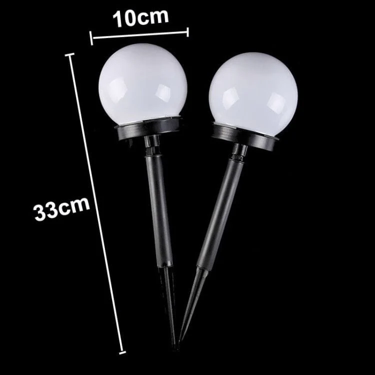 [2 PACK] Solar Powered Globe Lawn LED Light - Image 6