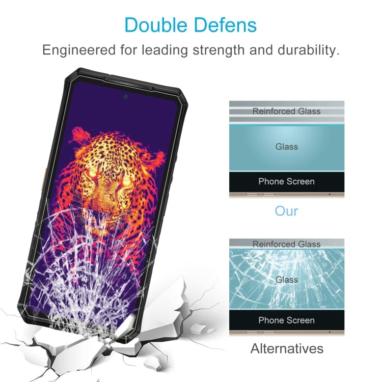 [2 PACK] Ulefone Armor 28 Series / 29 Series Tempered Glass High Hardness Screen Protector - Image 4