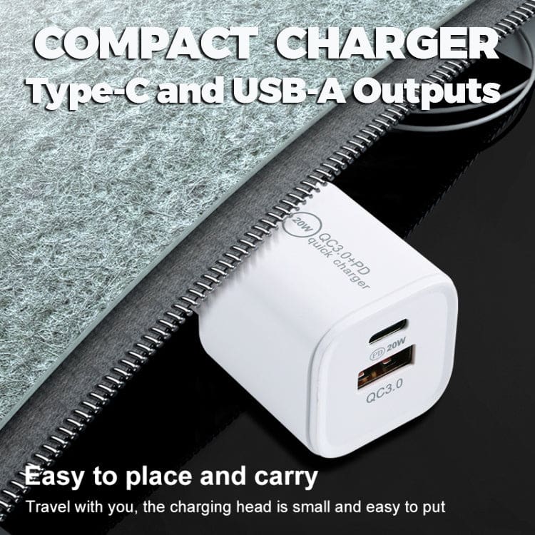 20W PD 3.0/QC 3.0 Fast Charger, NZ/AU Safety Certified, 5V/9V/12V Fast Charging, Up to 3A - Image 3