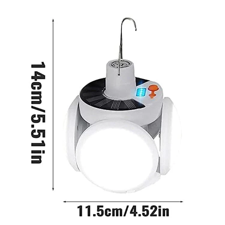 2400mAh Folding Solar Camping Light, 3 Light modes, Fold Out Hanging Design - Image 7