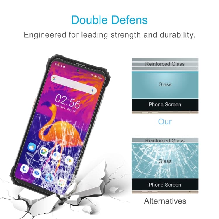 [3 PACK] Blackview BV8900 / BV8900 PRO Tempered Glass Screen Protector, High Hardness, Anti-Scratch - Image 4