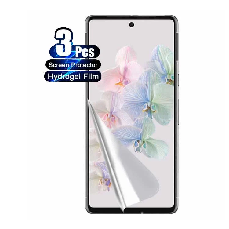 [3 PACK] GOOGLE PIXEL Phone Hydrogel Film Screen Protector - Custom Cut To Order