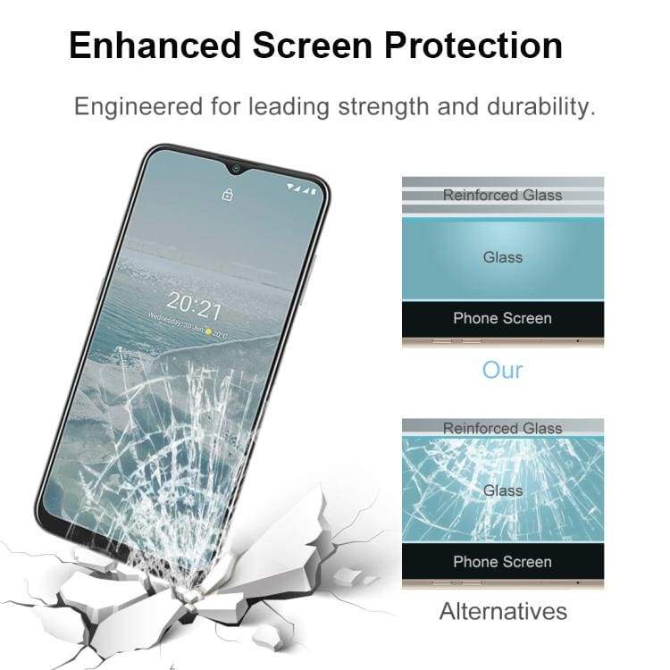 [3 PACK] Nokia C12 / C12 Pro / C12 Plus Tempered Glass Screen Protector, Anti-Scratch - Image 4