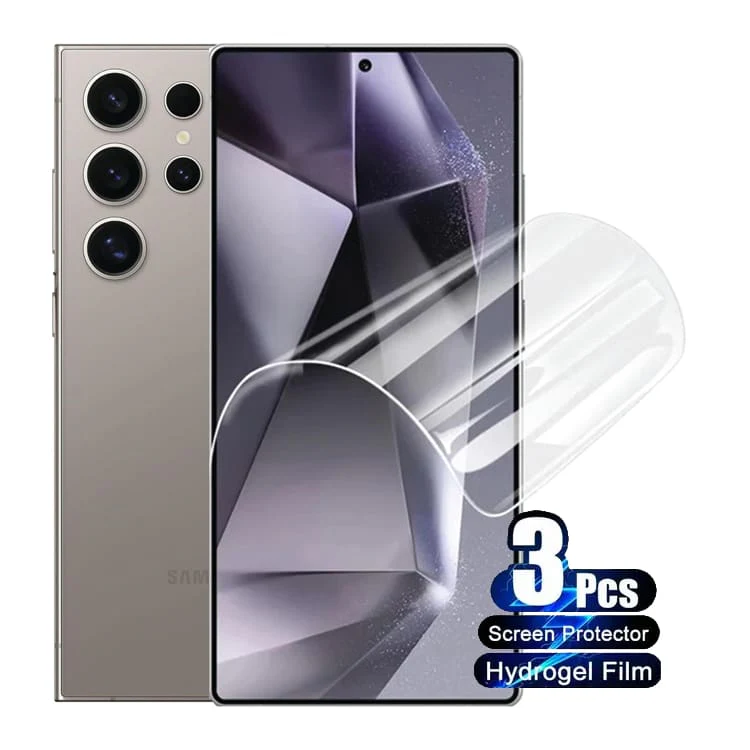 [3 PACK] Samsung Galaxy S25 Ultra 5G Hydrogel Film Screen Protector