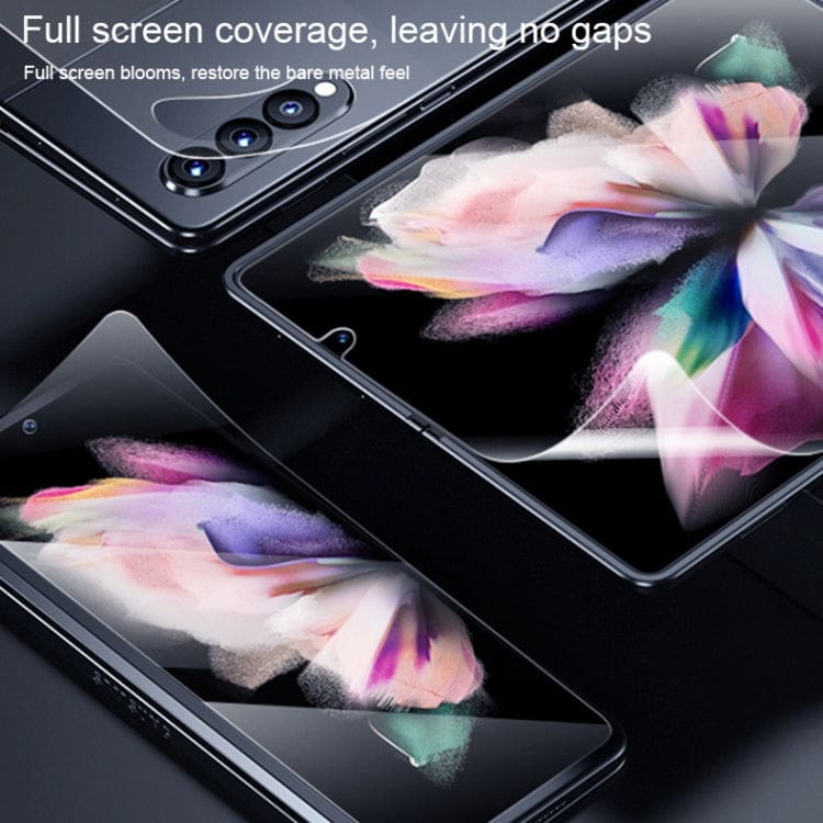 [3 Pack] Samsung Galaxy Z Fold 3 Internal Screen Hydrogel Film Screen Protector - Image 4