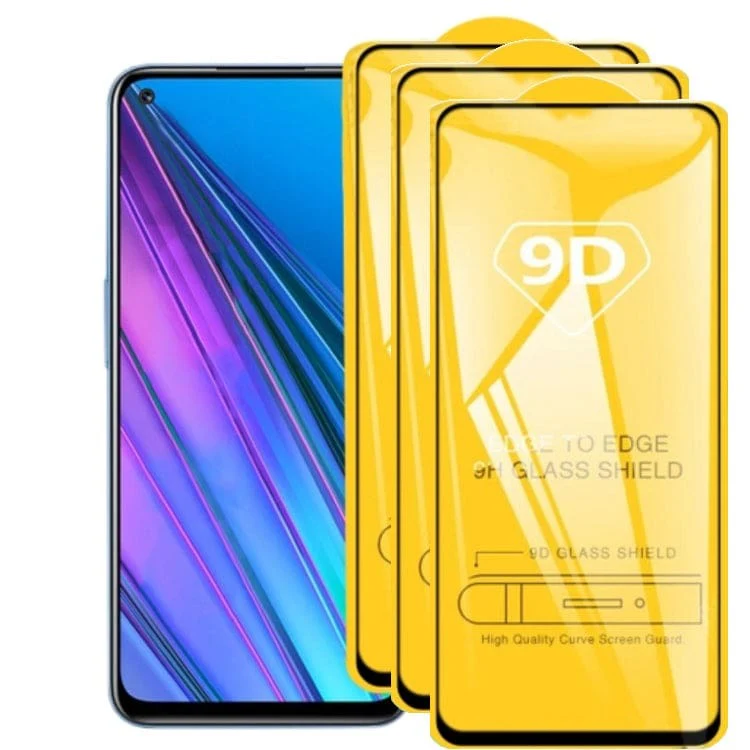 [3 PACK] Realme Narzo 30 / Narzo 30 5G Tempered Glass 9D Hardness, Anti-Scratch