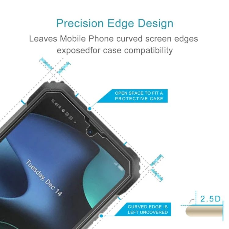 [3 PACK] Blackview BV8800 / Pro Tempered Glass Screen Protector, Anti-Scratch - Image 2