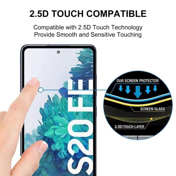 [3 PACK] SAMSUNG GALAXY S20 FE Tempered Glass 9H Hardness, Anti-Scratch - Image 4