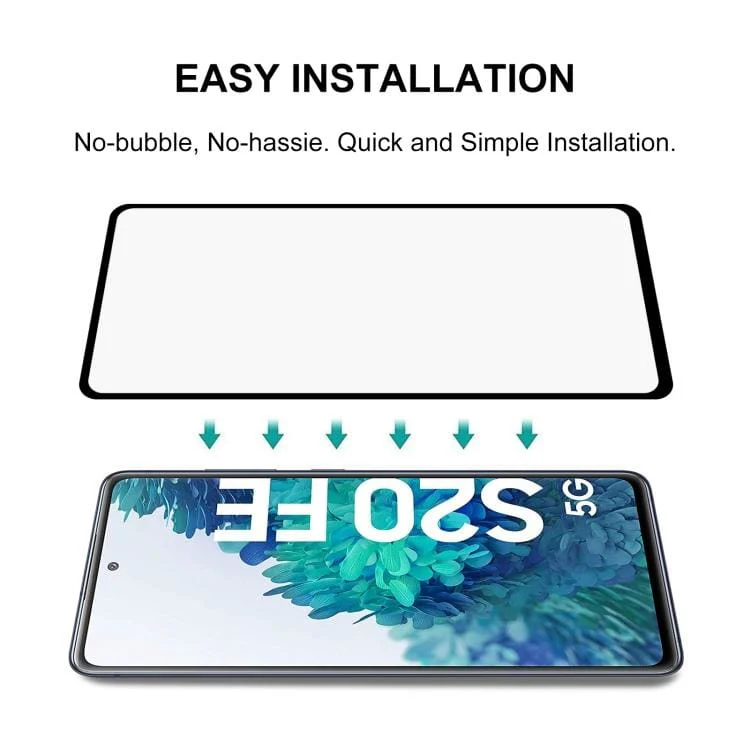 [3 PACK] SAMSUNG GALAXY S20 FE Tempered Glass 9H Hardness, Anti-Scratch - Image 5