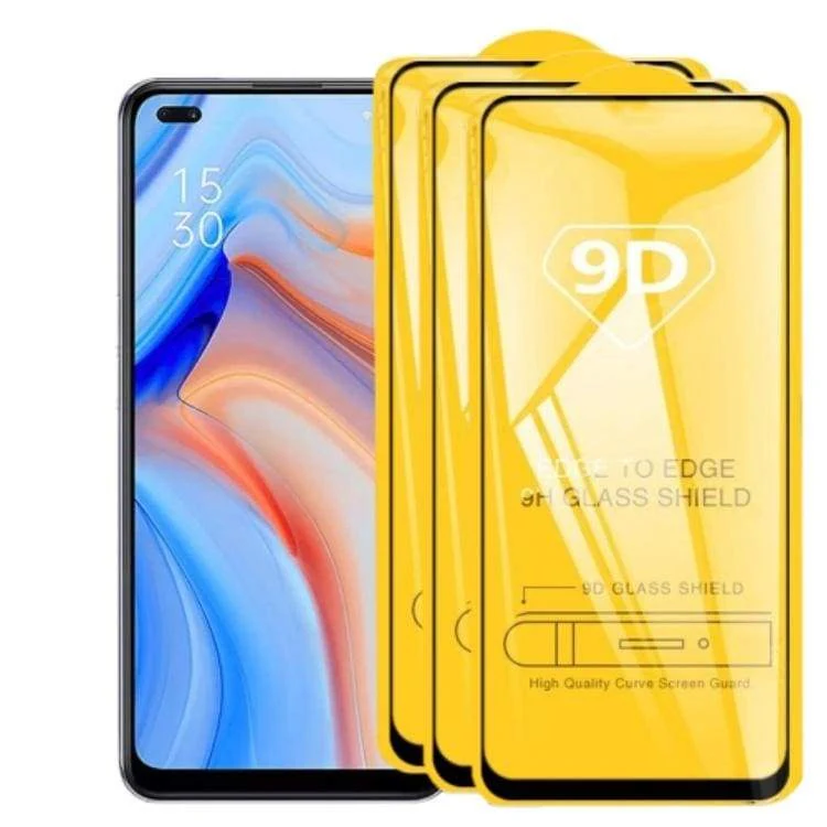 [3 PACK] OPPO RENO 4 Tempered Glass 9H Hardness, Anti-Scratch
