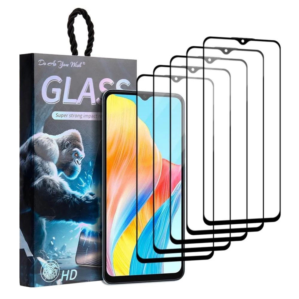 [5 PACK] Oppo A38 High Quality HD Tempered Glass Screen Protector