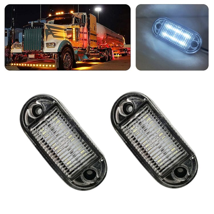 [2 PACK] MK019 12V-24V Marker Lights for Trailer, Truck, Caravan, Boat, Black base - Image 9
