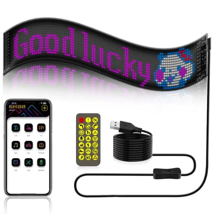 LED Matrix Flexible Sign Panel - Custom Messages and Pics, Phone App Control - Image 8