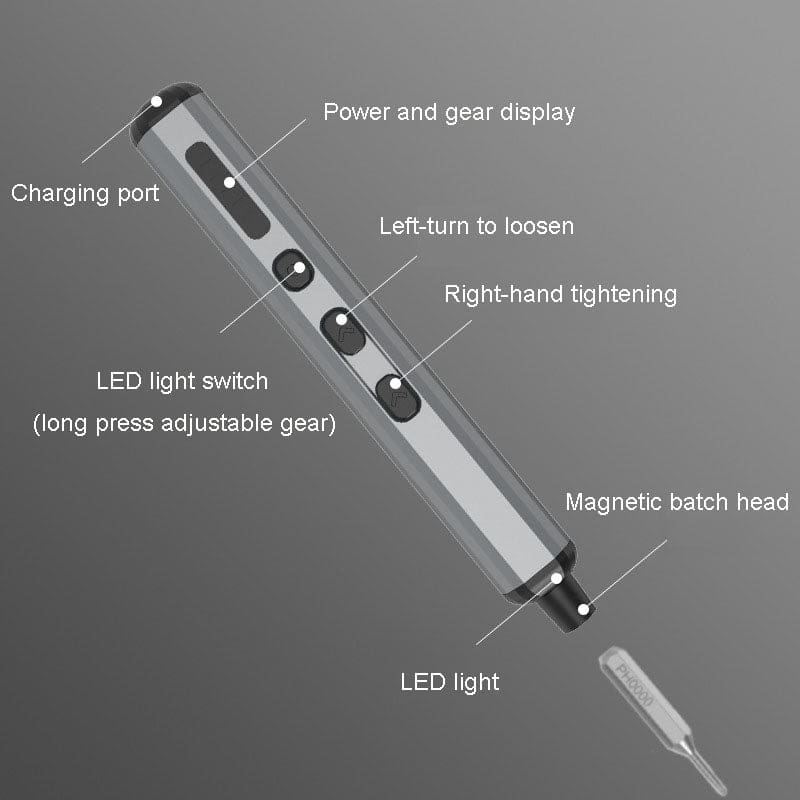 68-In-1 Rechargeable Cordless Electrical Screwdriver Set | 350mAh | High Strength Bits - Image 4