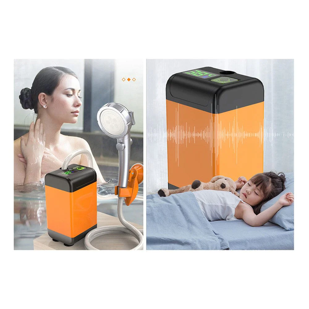 7800mAh Outdoor Camping Electric Shower with Smart Temperature Display - Image 3
