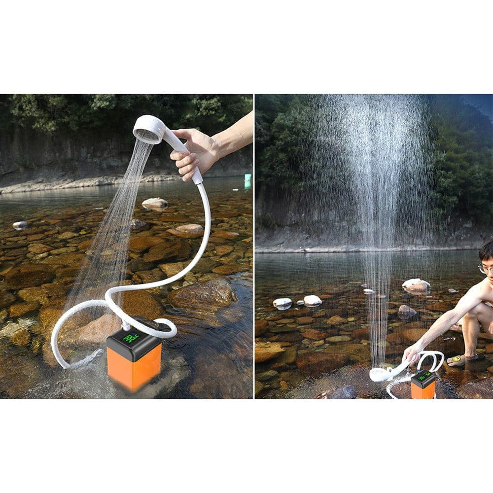 7800mAh Outdoor Camping Electric Shower with Smart Temperature Display - Image 7