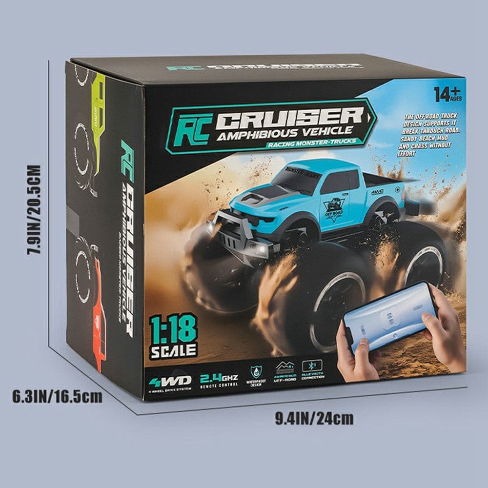8860 1/16 Scale 4WD Amphibious Remote Control Off-Road Car - Image 9