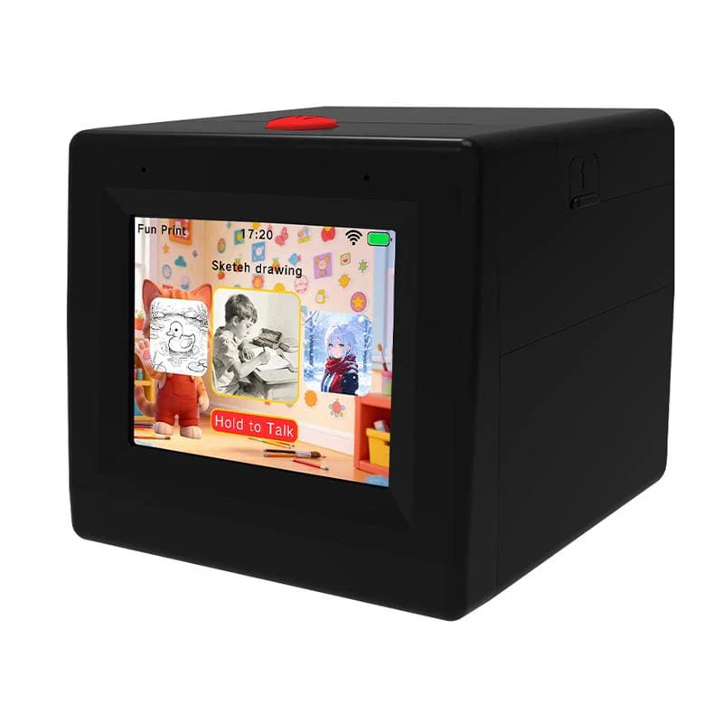AI Wireless Pocket Printer – Voice-Activated Drawing & Instant Sticker Maker