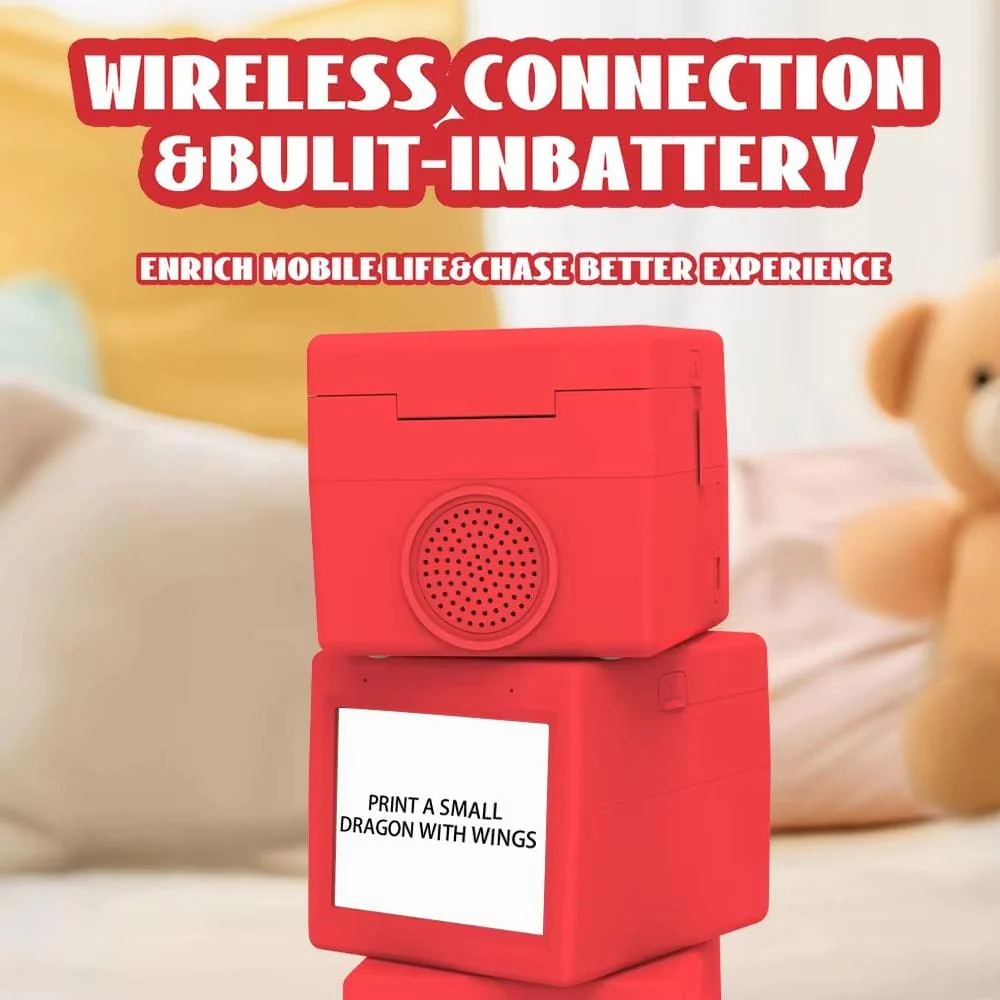 AI Wireless Pocket Printer – Voice-Activated Drawing & Instant Sticker Maker - Image 6