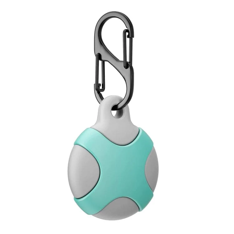 Two Piece AirTag Silicone Cover with Carabiner - For Apple AirTag Locator
