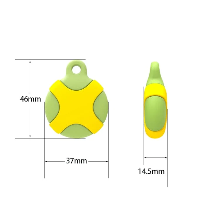 Two Piece AirTag Silicone Cover with Carabiner - For Apple AirTag Locator - Image 4