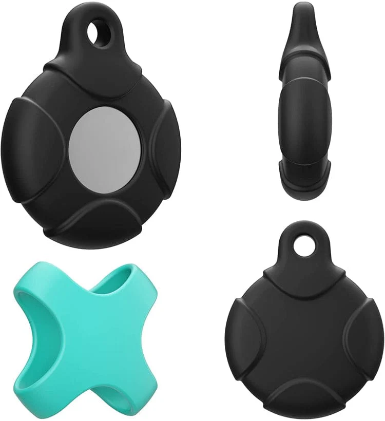 Two Piece AirTag Silicone Cover with Carabiner - For Apple AirTag Locator - Image 5