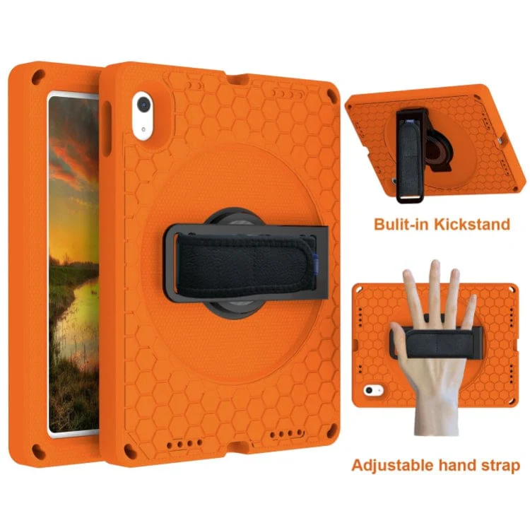 Apple iPad 11 2025 / iPad 10th Gen 10.9 2022 Thick EVA Protective Cover, Rotating Hand Strap, Stand - Image 10
