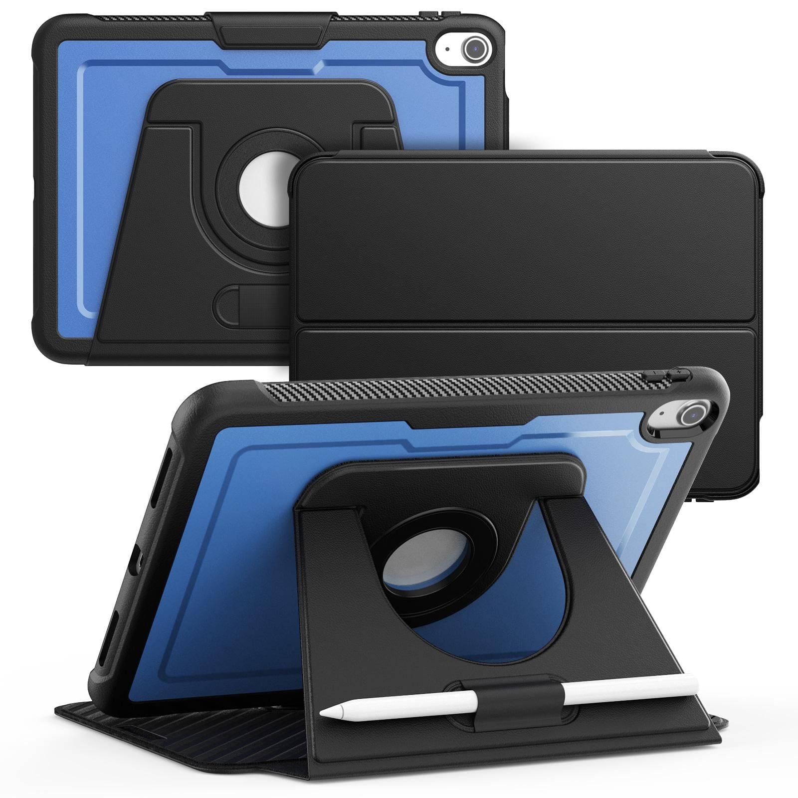 Apple iPad 11 (2025) / iPad 10th Gen 10.9" (2022) 360° Magnetic Rotation Tablet Cover with Removable Stand