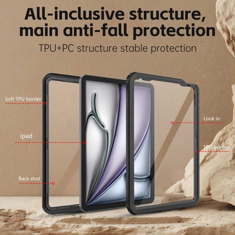 Apple iPad Air 11 2024 / Air 5 / Air 4 RedPepper Shellbox Waterproof Cover with Built-In Screen Protector - Image 7