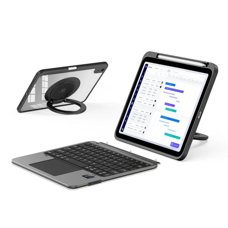 Apple iPad 11 2025 / iPad 10th Gen 10.9 2022 - Dux Ducis VK Wireless Detachable Keyboard/Cover, 1" Display - Image 3