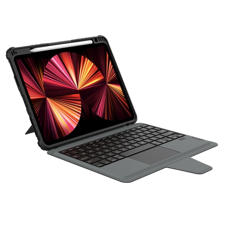 Apple iPad Pro 11 / Air 11 2024 / Air 4,5 / Air 10.9 Nillkin Bluetooth Detachable Keyboard, Touchpad, Protective Cover, Camera Cover, Pen Slot