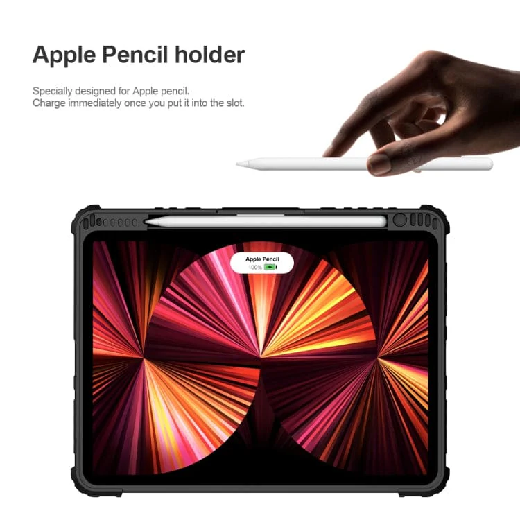 Apple iPad Pro 11 / Air 11 2024 / Air 4,5 / Air 10.9 Nillkin Bluetooth Detachable Keyboard, Touchpad, Protective Cover, Camera Cover, Pen Slot - Image 3