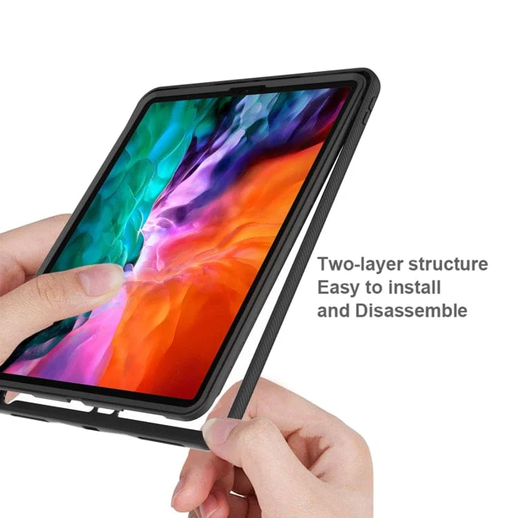 Apple iPad Pro 12.9 2018/2020/2021 - Shockproof Protective Transparent Back Tablet Cover - Image 3