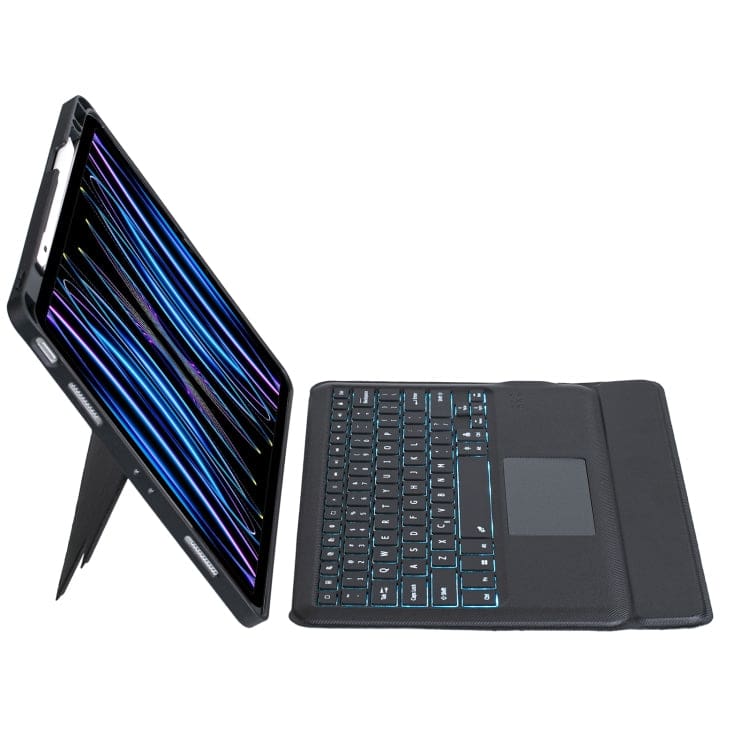 Apple iPad Pro 12.9 / Air 13 2024/25 Backlit Wireless BT Keyboard Cover with Touchpad - Image 2