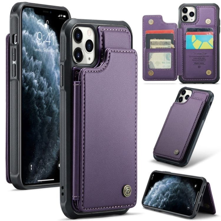 Apple iPhone 11 Pro CaseMe C22 Rear Wallet Cover with Card Slots