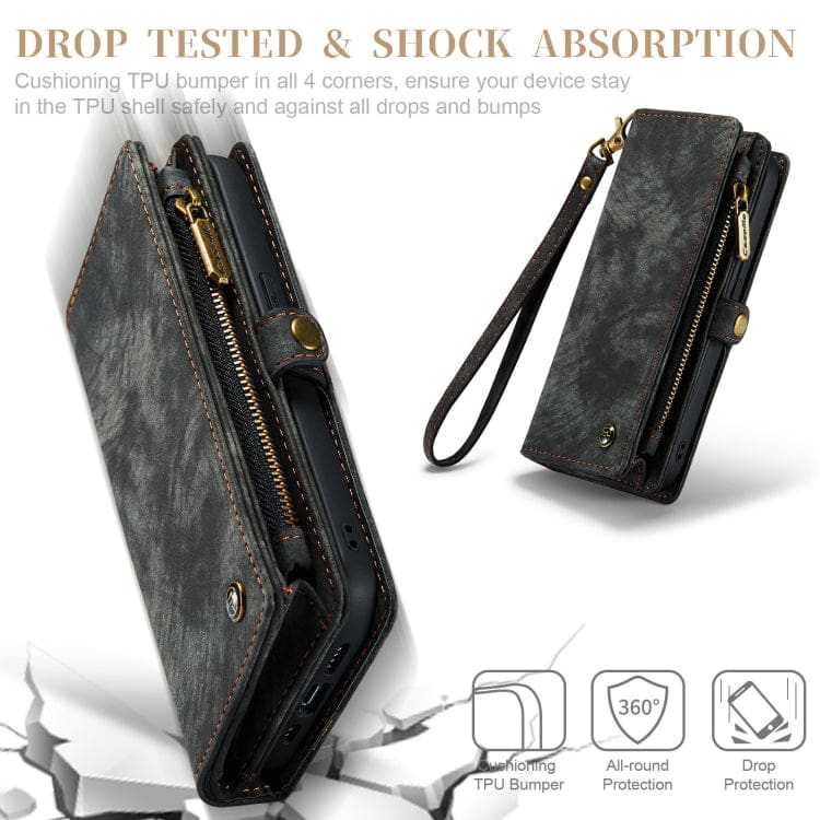 Apple iPhone 11 Pro Max CaseMe 008 2-In-1, Zip Wallet with Detachable Phone Cover - Image 4