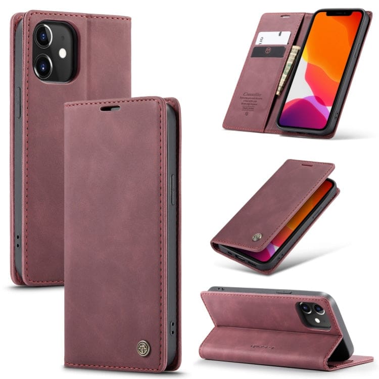 Apple iPhone 12 / 12 Pro CaseMe 013 Flip Wallet, Card Slots - Image 10